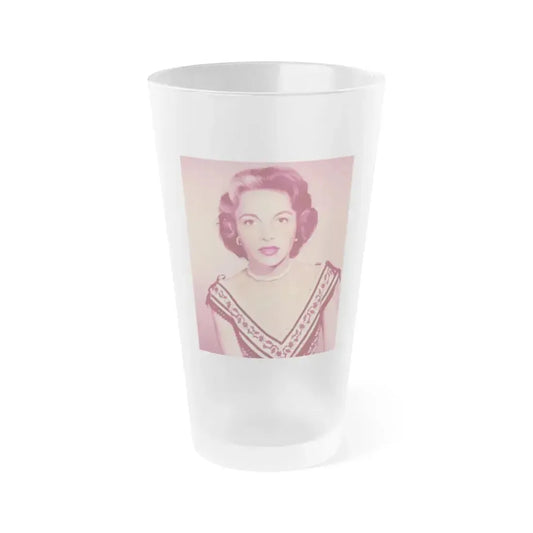 Beverly Garland #149 (Vintage Female Icon) Frosted Pint Glass 16oz 16oz Frosted - Go Mug Yourself