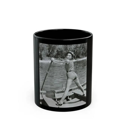 Beverly Garland #150 (Vintage Female Icon) Black Coffee Mug 11oz - Go Mug Yourself