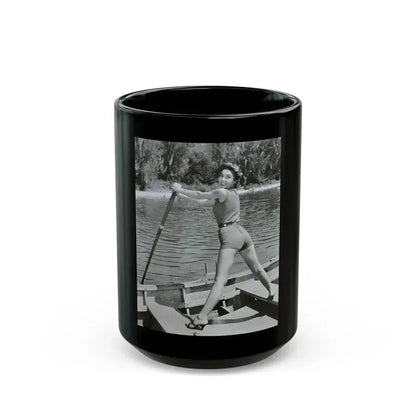 Beverly Garland #150 (Vintage Female Icon) Black Coffee Mug 15oz - Go Mug Yourself