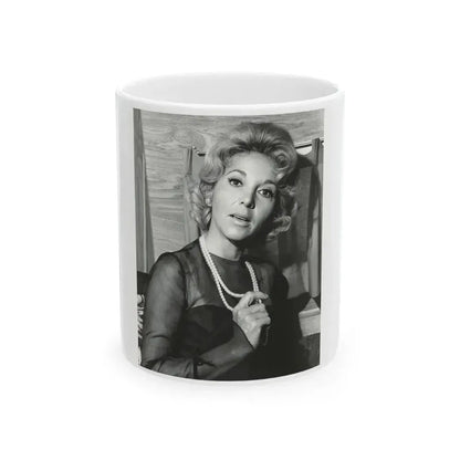Beverly Garland #23 (Vintage Female Icon) White Coffee Mug 11oz - Go Mug Yourself