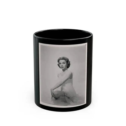 Beverly Garland #26 - 8x10 B&W Glamour Almost Full Body (Vintage Female Icon) Black Coffee Mug 11oz - Go Mug Yourself