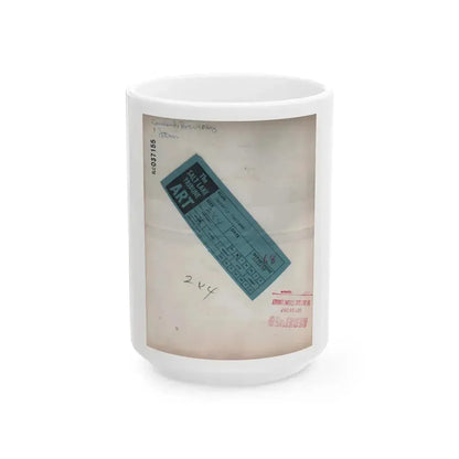 Beverly Garland #32 - 7x9 Vintage B&W Head & Shoulder Glamour Promo Photo from 9-3-57 (Vintage Female Icon) White Coffee Mug 15oz - Go Mug Yourself