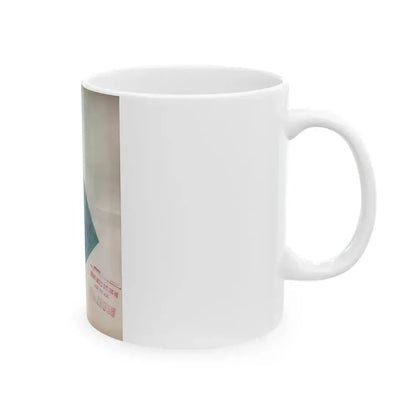 Beverly Garland #32 - 7x9 Vintage B&W Head & Shoulder Glamour Promo Photo from 9-3-57 (Vintage Female Icon) White Coffee Mug - Go Mug Yourself