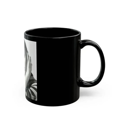 Beverly Garland #33 (Vintage Female Icon) Black Coffee Mug - Go Mug Yourself