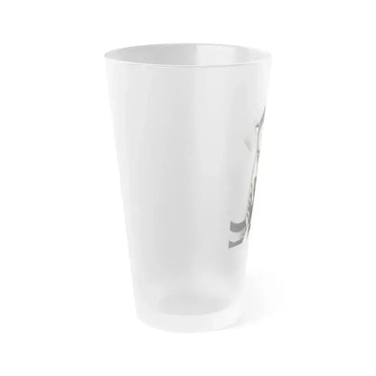 Beverly Garland #33 (Vintage Female Icon) Frosted Pint Glass 16oz - Go Mug Yourself