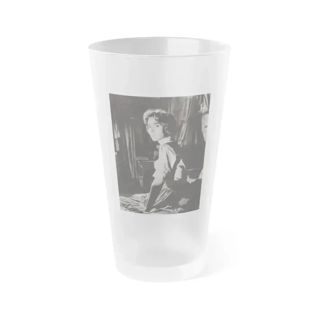 Beverly Garland #37 (Vintage Female Icon) Frosted Pint Glass 16oz 16oz Frosted - Go Mug Yourself