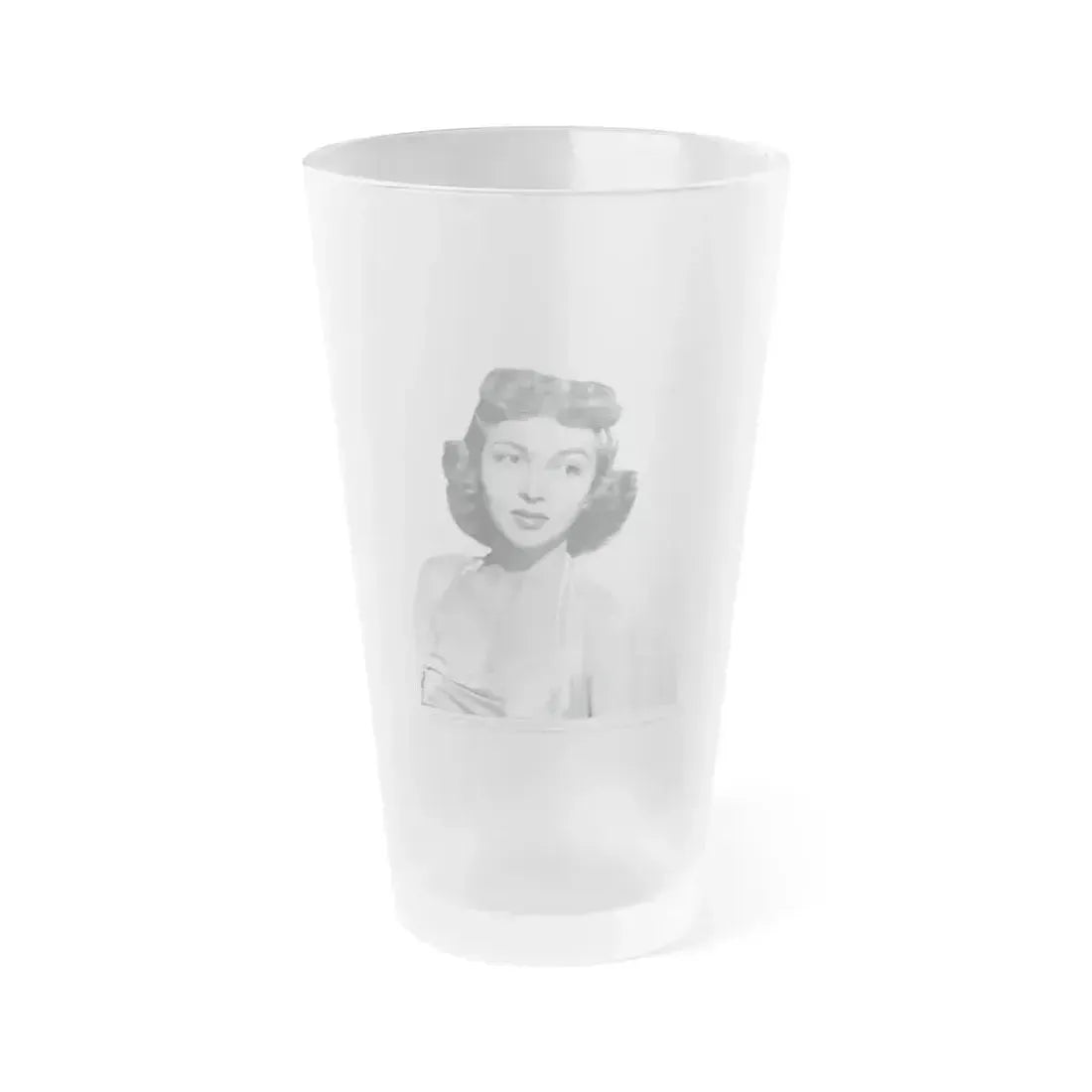 Beverly Garland #38 (Vintage Female Icon) Frosted Pint Glass 16oz 16oz Frosted - Go Mug Yourself