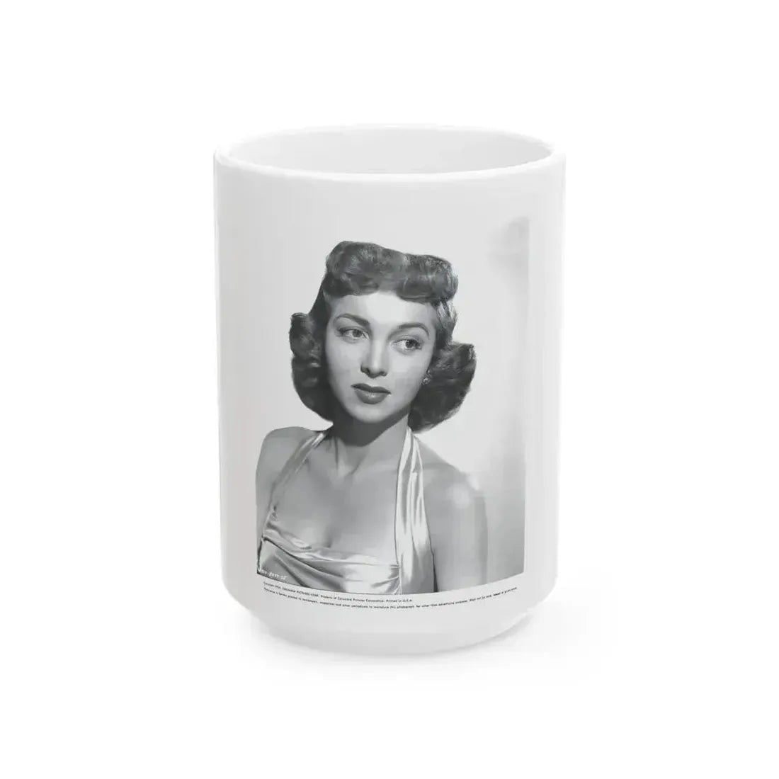 Beverly Garland #38 (Vintage Female Icon) White Coffee Mug 15oz - Go Mug Yourself