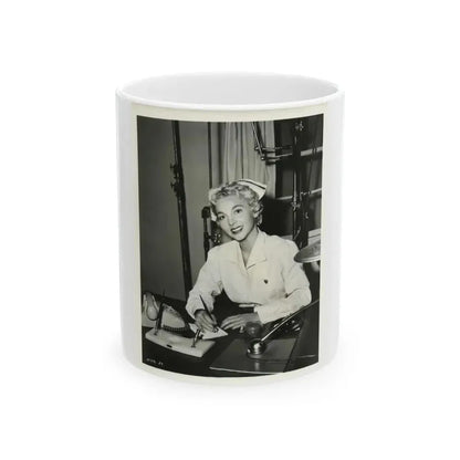 Beverly Garland #42 (Vintage Female Icon) White Coffee Mug 11oz - Go Mug Yourself