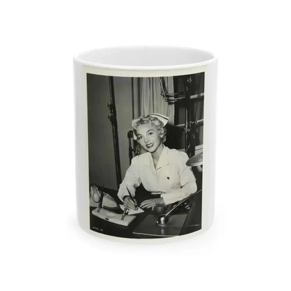 Beverly Garland #42 (Vintage Female Icon) White Coffee Mug 11oz - Go Mug Yourself