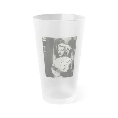 Beverly Garland #43 (Vintage Female Icon) Frosted Pint Glass 16oz 16oz Frosted - Go Mug Yourself