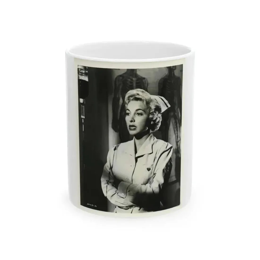Beverly Garland #43 (Vintage Female Icon) White Coffee Mug 11oz - Go Mug Yourself