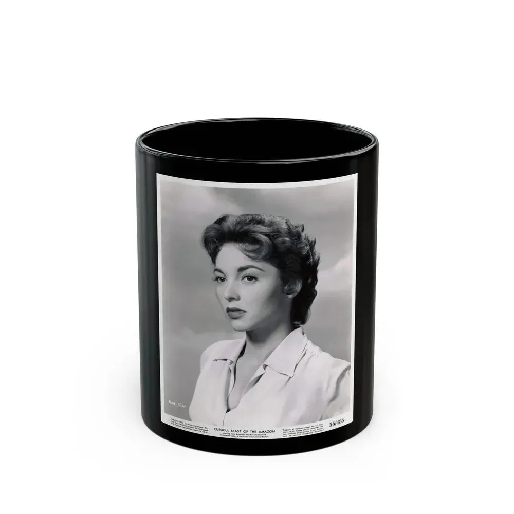 Beverly Garland #44 (Vintage Female Icon) Black Coffee Mug 11oz - Go Mug Yourself