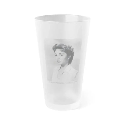 Beverly Garland #44 (Vintage Female Icon) Frosted Pint Glass 16oz 16oz Frosted - Go Mug Yourself