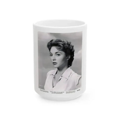 Beverly Garland #44 (Vintage Female Icon) White Coffee Mug 15oz - Go Mug Yourself