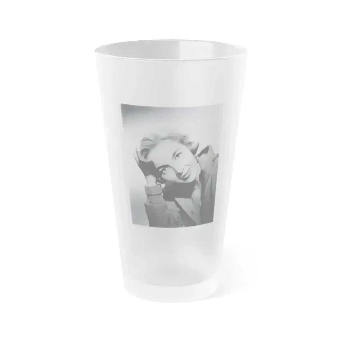 Beverly Garland #47 (Vintage Female Icon) Frosted Pint Glass 16oz 16oz Frosted - Go Mug Yourself