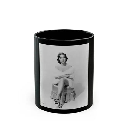 Beverly Garland #49 - 8x10 B&W Glamour Full Body Photo (Vintage Female Icon) Black Coffee Mug 11oz - Go Mug Yourself