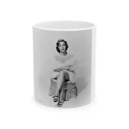 Beverly Garland #49 - 8x10 B&W Glamour Full Body Photo (Vintage Female Icon) White Coffee Mug 11oz - Go Mug Yourself