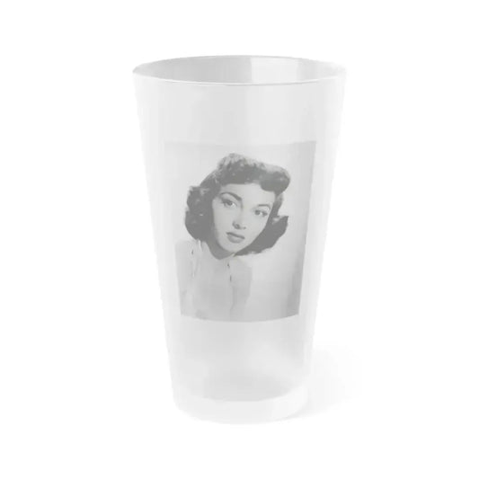 Beverly Garland #50 2 (Vintage Female Icon) Frosted Pint Glass 16oz 16oz Frosted - Go Mug Yourself