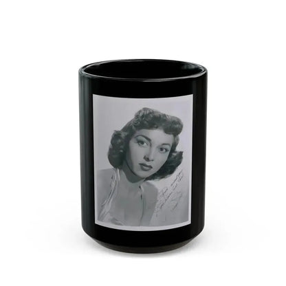 Beverly Garland #50 (Vintage Female Icon) Black Coffee Mug 15oz - Go Mug Yourself