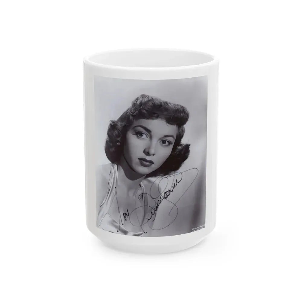 Beverly Garland #50_1 (Vintage Female Icon) White Coffee Mug 15oz - Go Mug Yourself