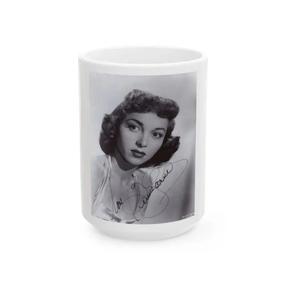Beverly Garland #50_1 (Vintage Female Icon) White Coffee Mug 15oz - Go Mug Yourself