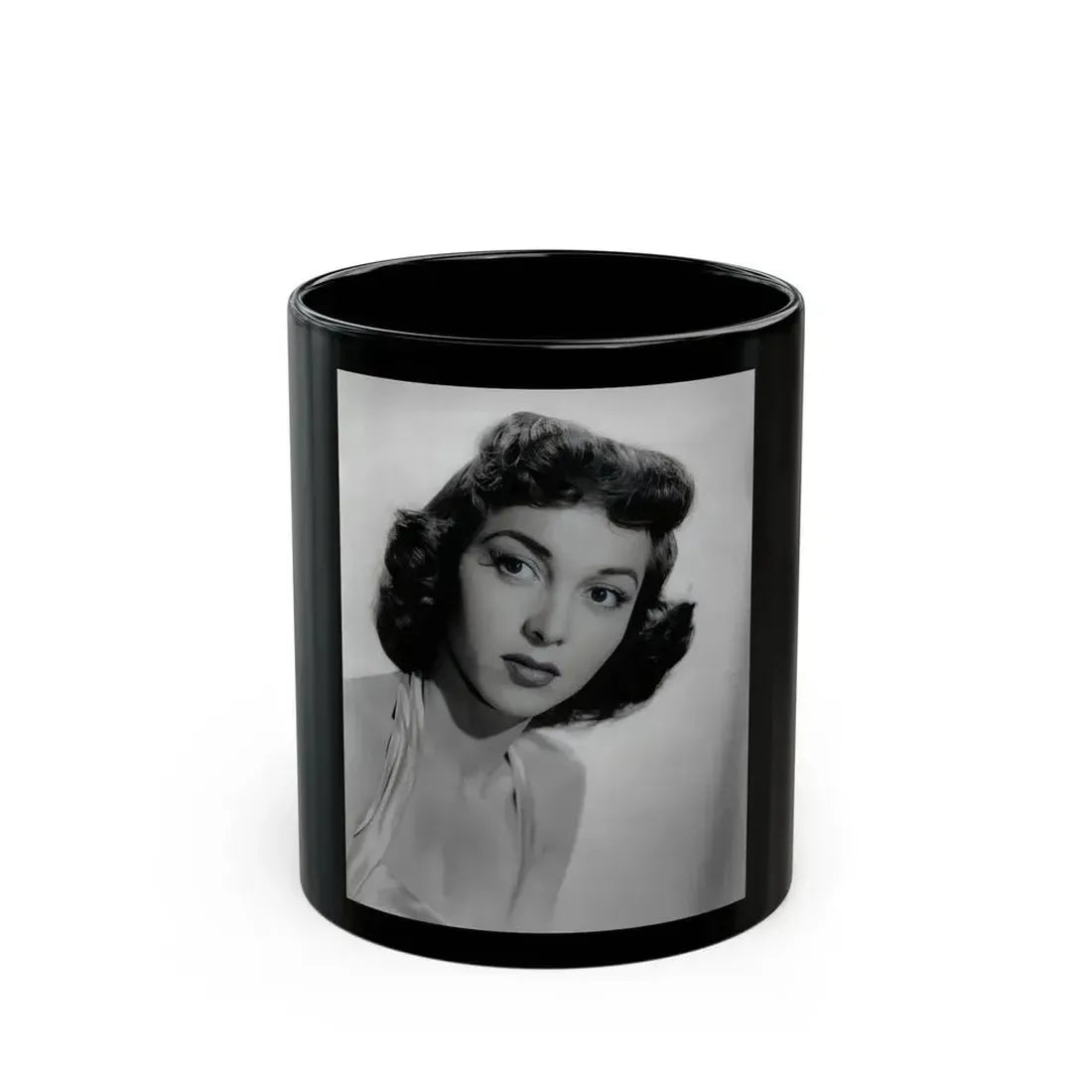 Beverly Garland #50_2 (Vintage Female Icon) Black Coffee Mug 11oz - Go Mug Yourself