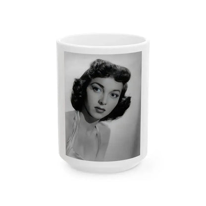Beverly Garland #50_2 (Vintage Female Icon) White Coffee Mug 15oz - Go Mug Yourself