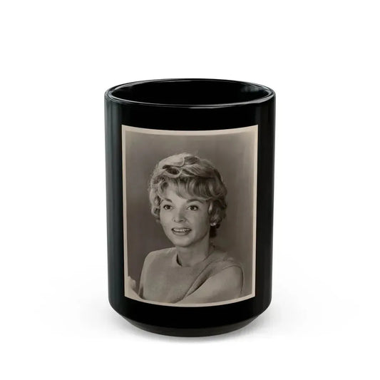 Beverly Garland #56 (Vintage Female Icon) Black Coffee Mug 15oz - Go Mug Yourself