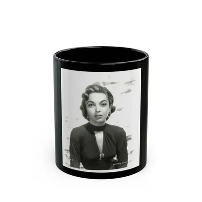 Beverly Garland #58 (Vintage Female Icon) Black Coffee Mug 11oz - Go Mug Yourself