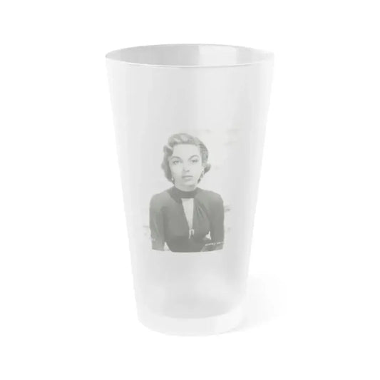 Beverly Garland #58 (Vintage Female Icon) Frosted Pint Glass 16oz 16oz Frosted - Go Mug Yourself