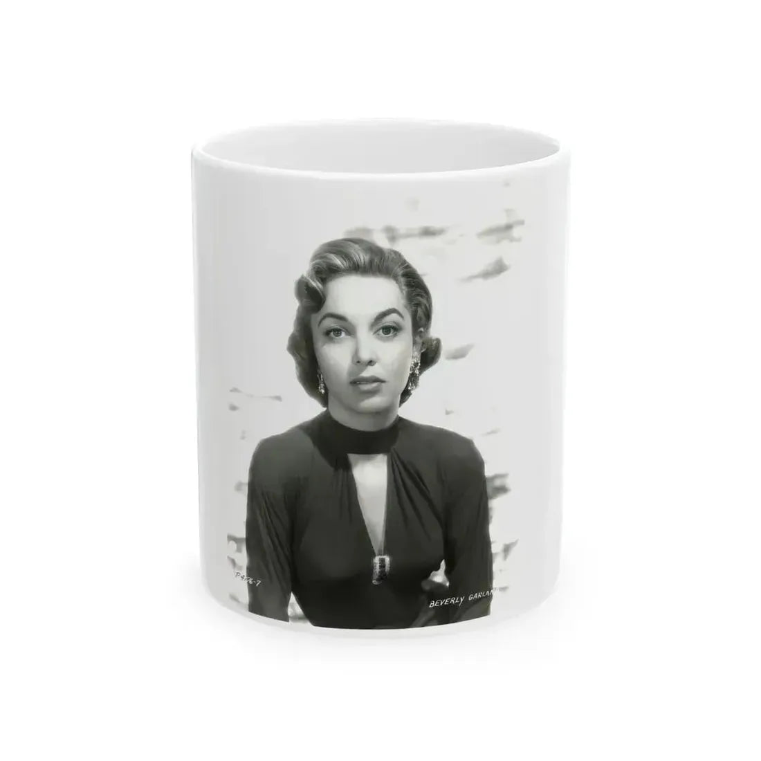 Beverly Garland #58 (Vintage Female Icon) White Coffee Mug 11oz - Go Mug Yourself