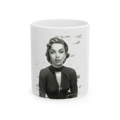 Beverly Garland #58 (Vintage Female Icon) White Coffee Mug 11oz - Go Mug Yourself