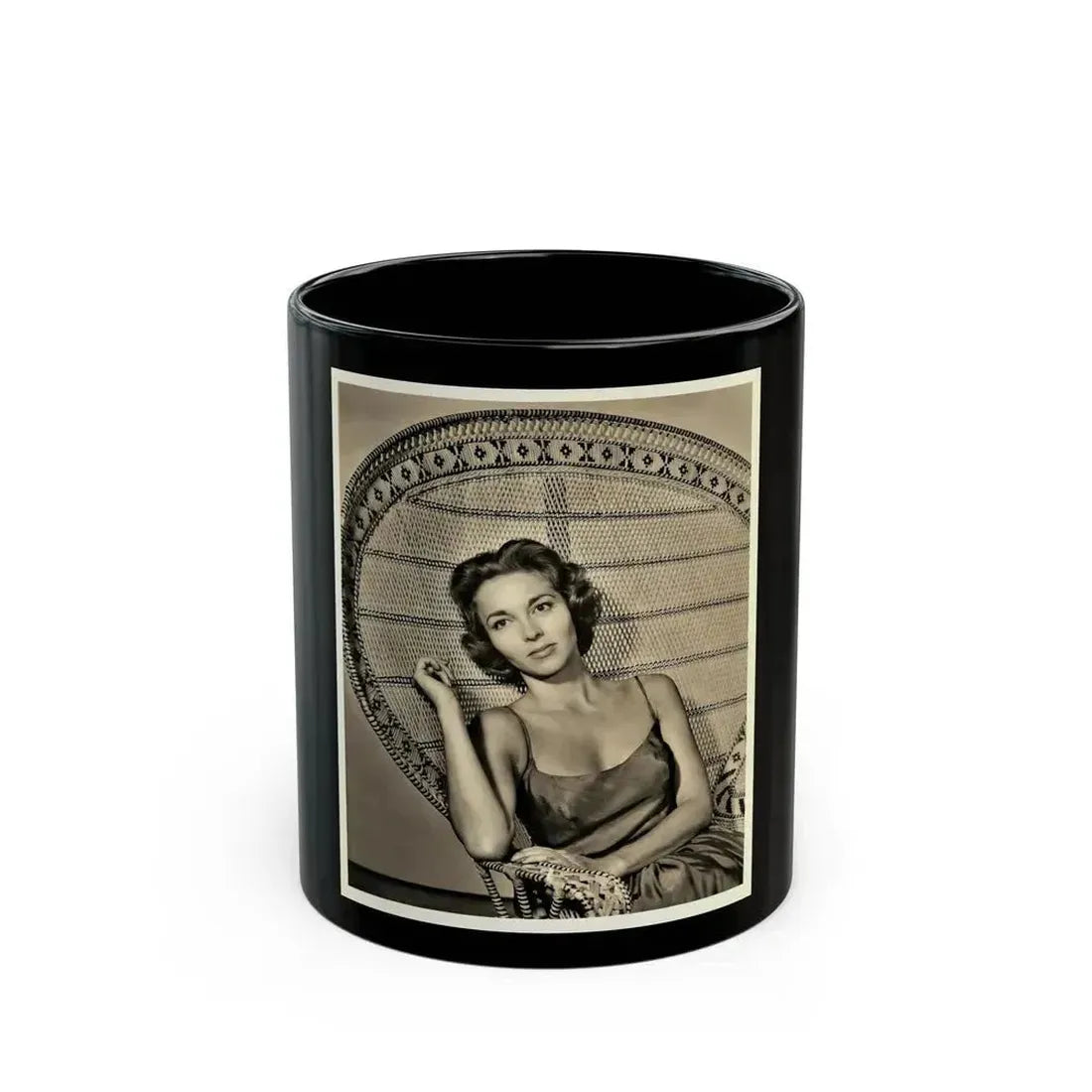 Beverly Garland #63 (Vintage Female Icon) Black Coffee Mug 11oz - Go Mug Yourself