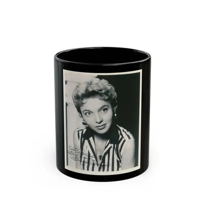 Beverly Garland #64 (Vintage Female Icon) Black Coffee Mug 11oz - Go Mug Yourself