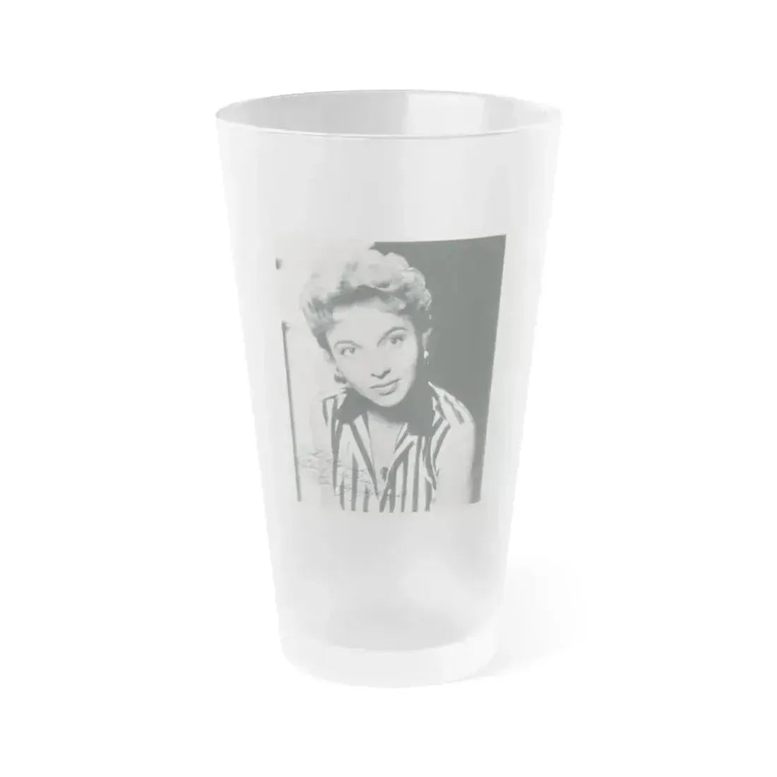 Beverly Garland #64 (Vintage Female Icon) Frosted Pint Glass 16oz 16oz Frosted - Go Mug Yourself