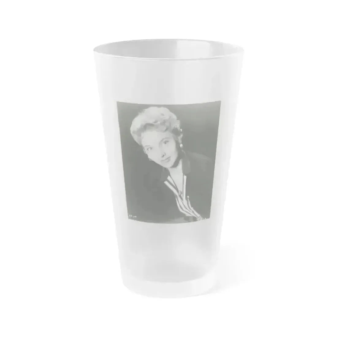 Beverly Garland #68 (Vintage Female Icon) Frosted Pint Glass 16oz 16oz Frosted - Go Mug Yourself