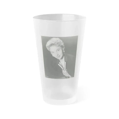 Beverly Garland #68 (Vintage Female Icon) Frosted Pint Glass 16oz 16oz Frosted - Go Mug Yourself