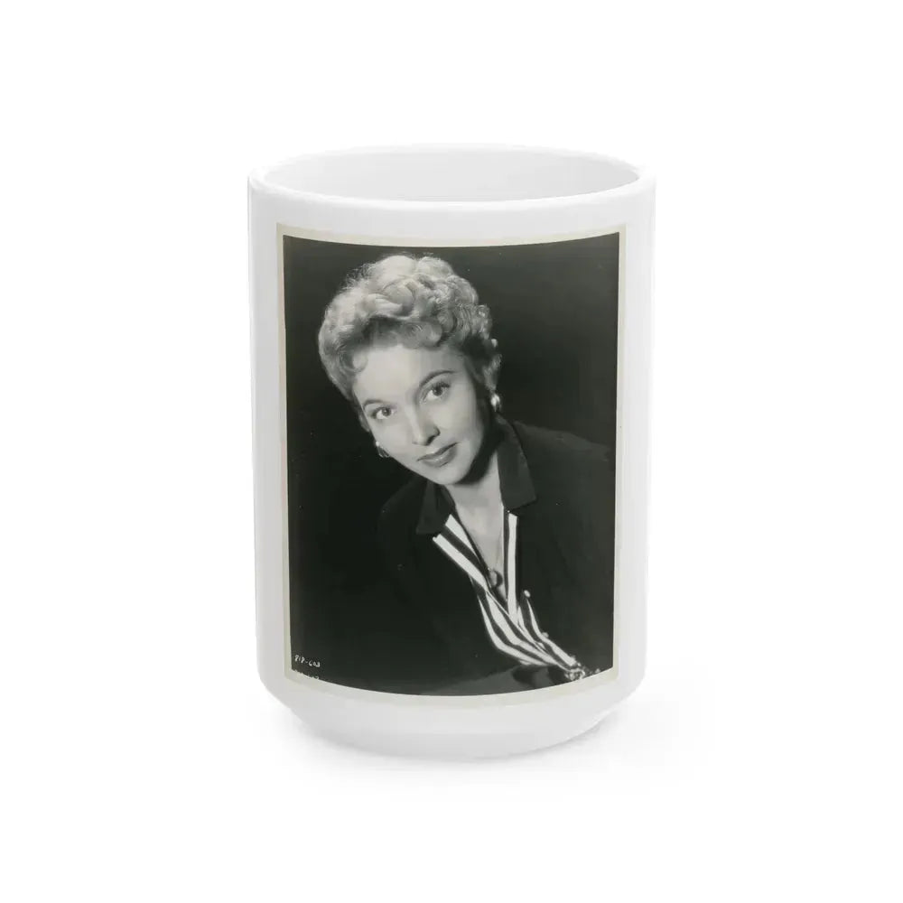 Beverly Garland #68 (Vintage Female Icon) White Coffee Mug 15oz - Go Mug Yourself