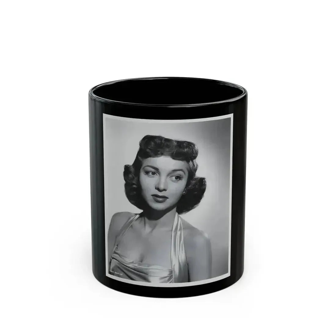 Beverly Garland #69 (Vintage Female Icon) Black Coffee Mug 11oz - Go Mug Yourself