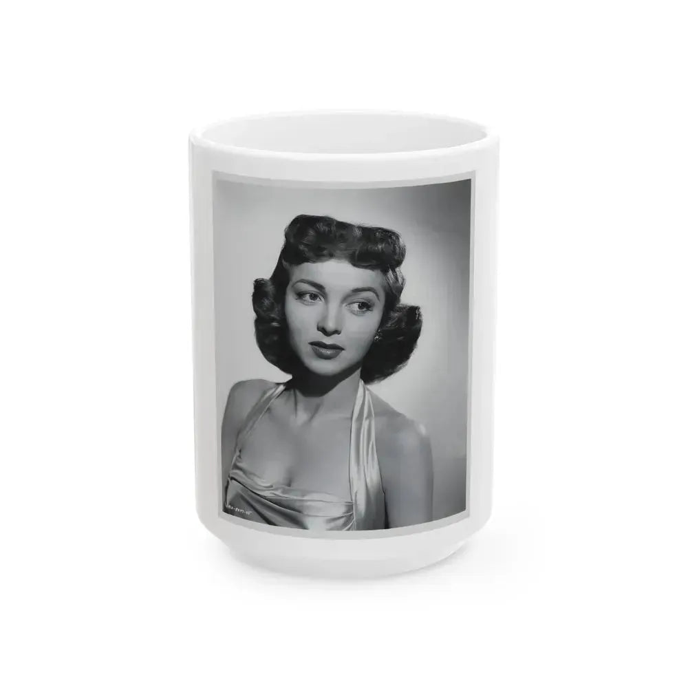 Beverly Garland #69 (Vintage Female Icon) White Coffee Mug 15oz - Go Mug Yourself