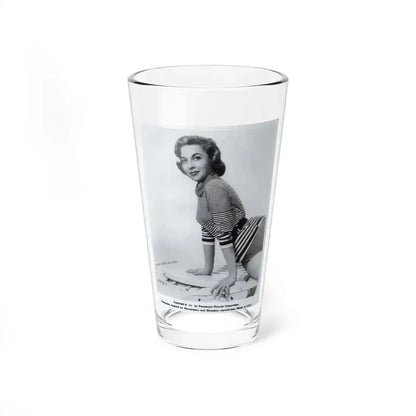 Beverly Garland #71 - B&W 1959 Paramount Original Glamour Photo (Vintage Female Icon) Pint Glass 16oz 16oz - Go Mug Yourself