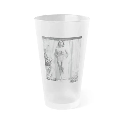 Beverly Garland #72 (Vintage Female Icon) Frosted Pint Glass 16oz 16oz Frosted - Go Mug Yourself