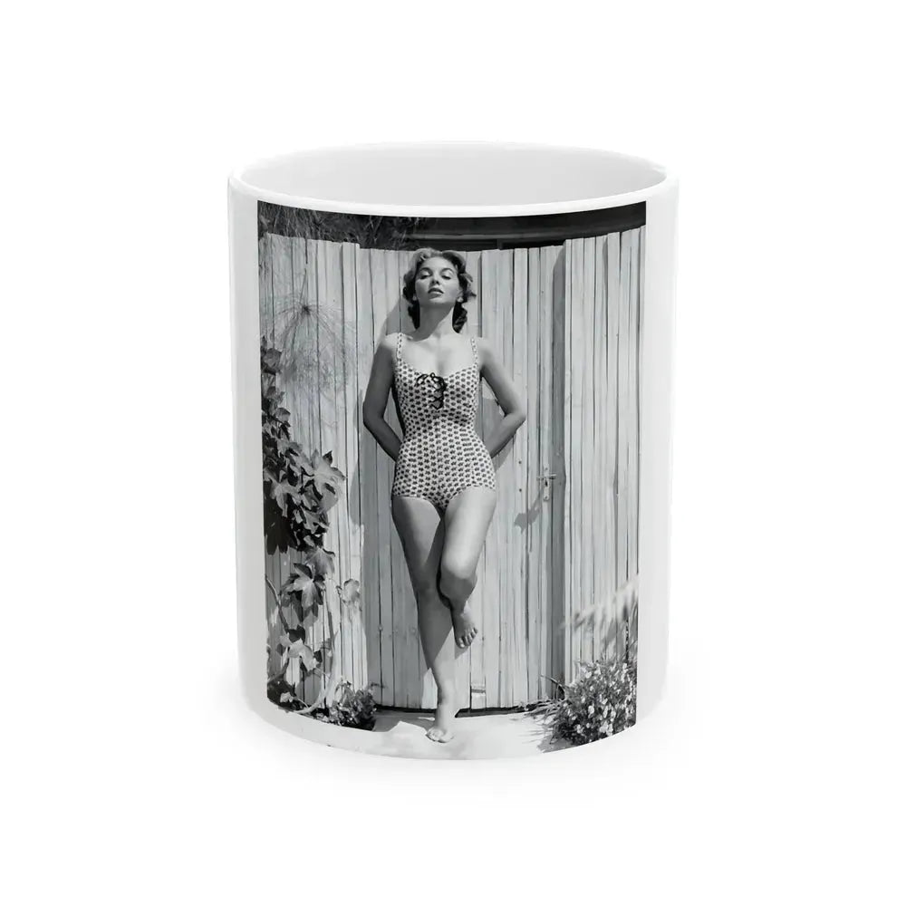 Beverly Garland #72 (Vintage Female Icon) White Coffee Mug 11oz - Go Mug Yourself