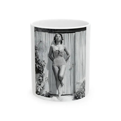 Beverly Garland #72 (Vintage Female Icon) White Coffee Mug 11oz - Go Mug Yourself