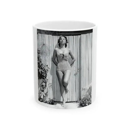 Beverly Garland #72 (Vintage Female Icon) White Coffee Mug 11oz - Go Mug Yourself
