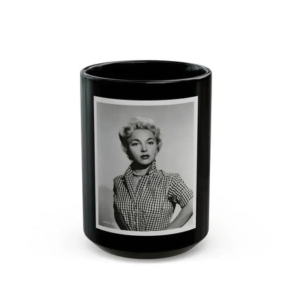 Beverly Garland #74 (Vintage Female Icon) Black Coffee Mug 15oz - Go Mug Yourself