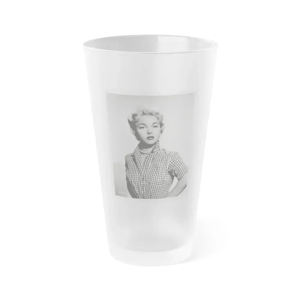 Beverly Garland #74 (Vintage Female Icon) Frosted Pint Glass 16oz 16oz Frosted - Go Mug Yourself
