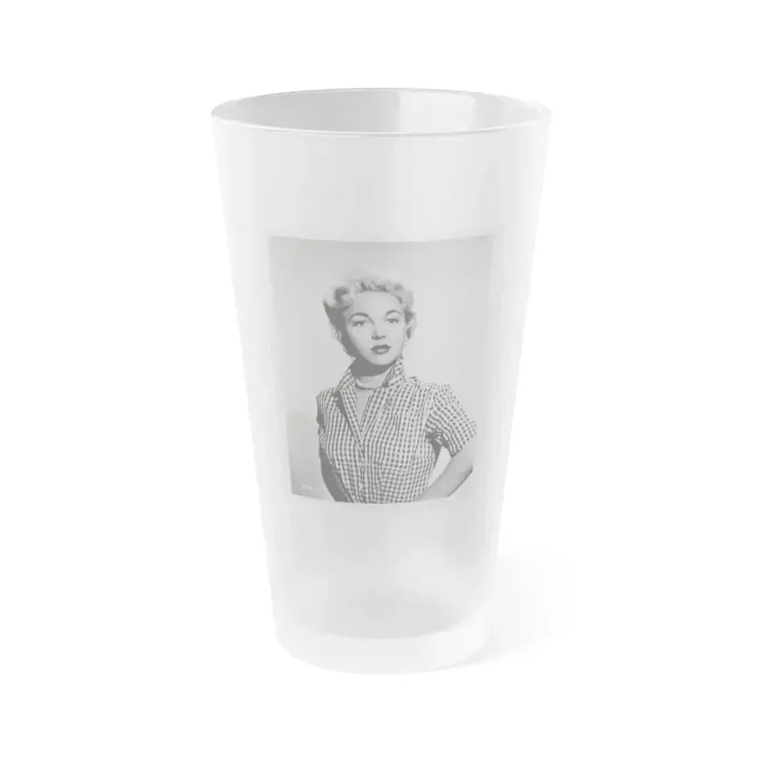 Beverly Garland #74 (Vintage Female Icon) Frosted Pint Glass 16oz 16oz Frosted - Go Mug Yourself