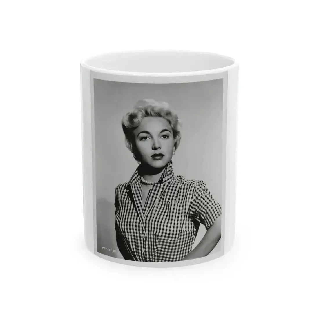 Beverly Garland #74 (Vintage Female Icon) White Coffee Mug 11oz - Go Mug Yourself